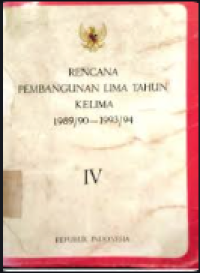 Image of Rencana pembangunan Lima Tahun Kelima 1989/90-1993/94
