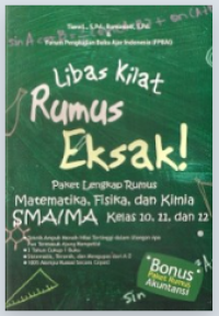 Image of Libas Kilat Rumus Eksak ! : paket lengkap rumus matematika, fisika, dan kimia sma/ma kelas 10, 11, dan 12