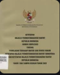 Image of Majelis Permusyawaratan Rakyat Republik Indonesia