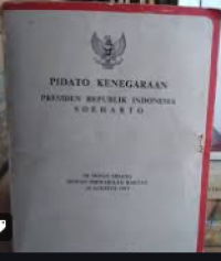 Image of Pidato kenegaraan Presiden Republik Indonesia Jenderal Soeharto di depan Sidang Dewan Perwakilan Rakyat, 16 Agustus 1989